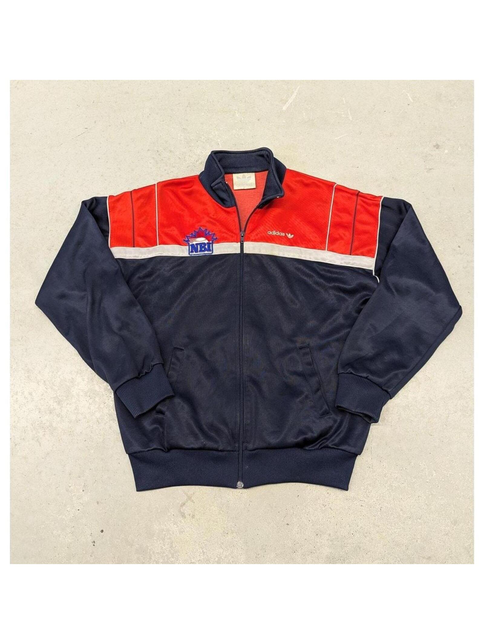 Vintage 80s Adidas National Baseball Institute Track Jacket
